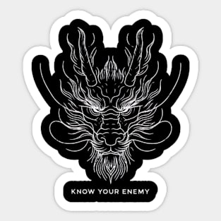 Know your enemy Sticker